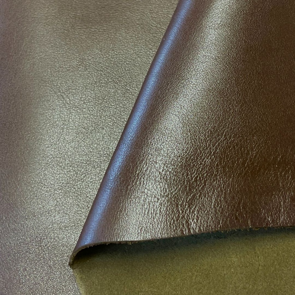 Veau Lisse Souple Classique Marron glacé