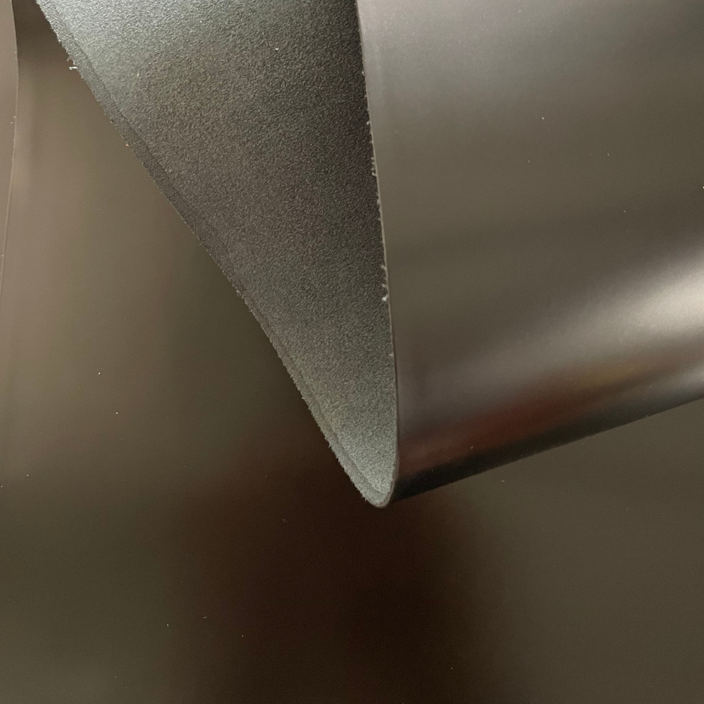 Black Smooth & Rigid "Spazzolato" Bullskin
