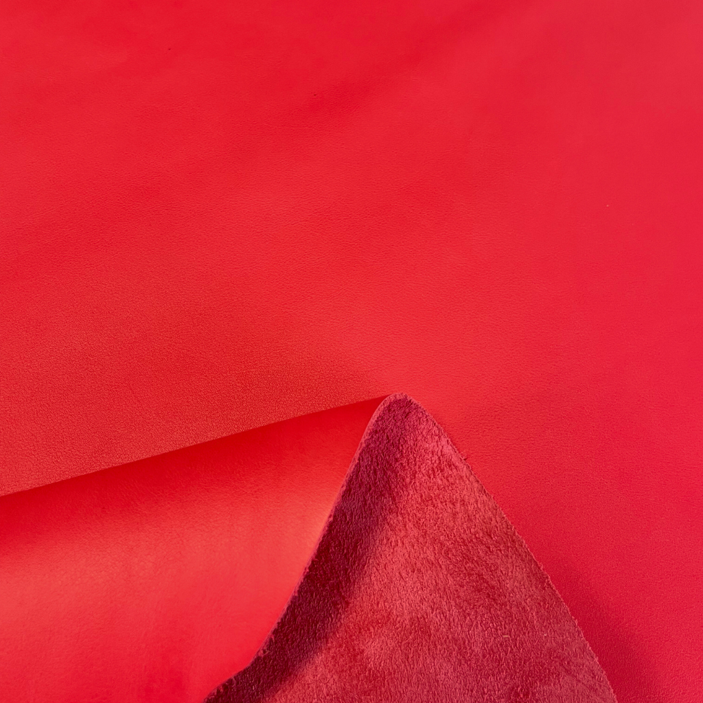 Coral Smooth & Supple Calfskin