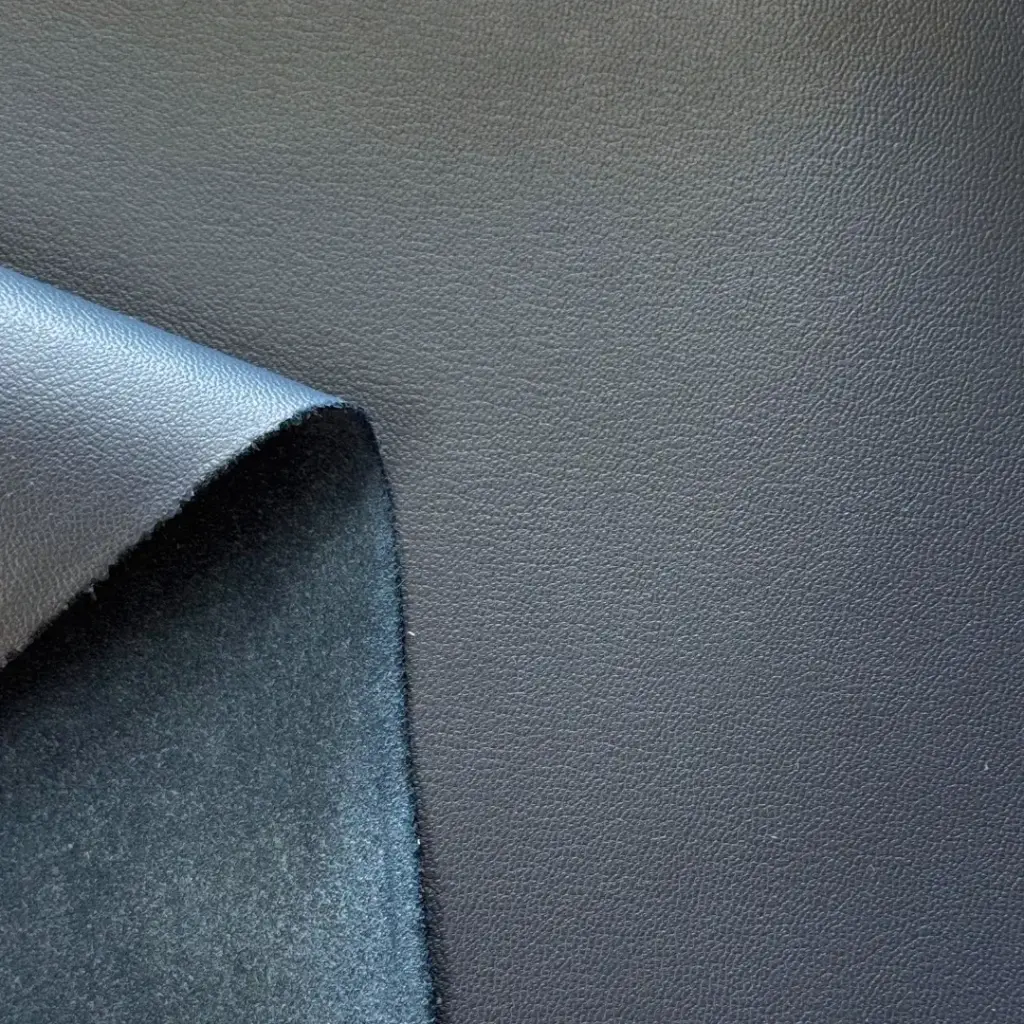 Navy Blue Soft Classic Grained Cowhide
