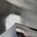 Silver Smooth & Firm Metallized Calfskin