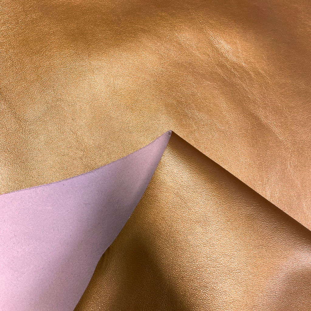 Antic Gold Smooth & Supple Metallized Calfskin