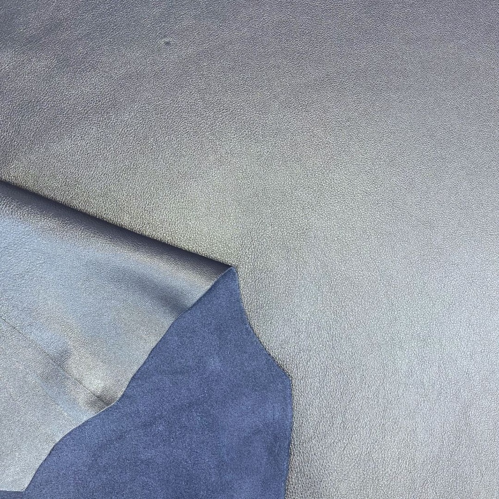   Veau Lisse Souple Classique Bleu marine