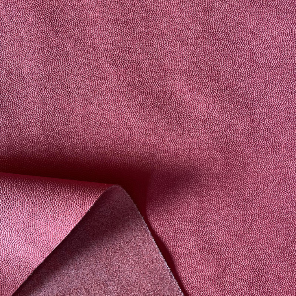   Veau Grainé mini caviar Souple Brillant Rose bonbon