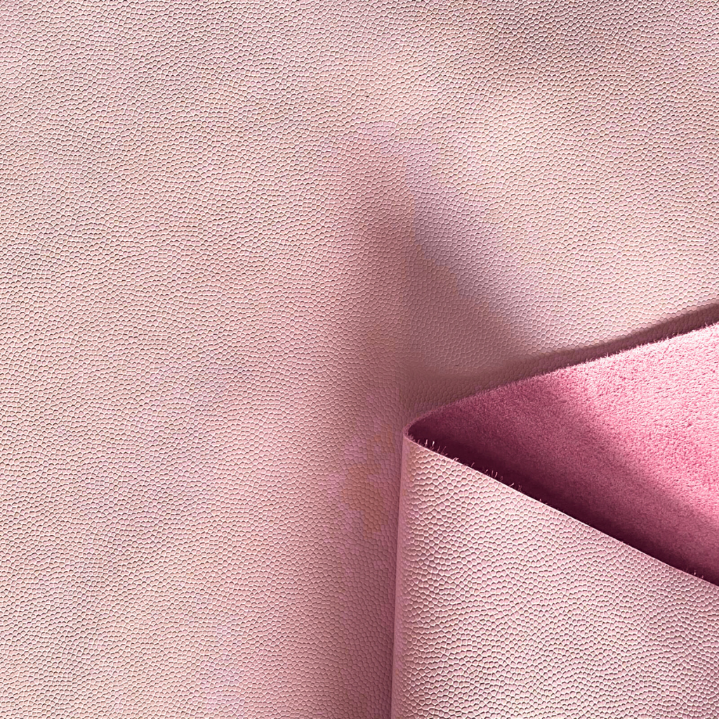   Veau Grainé mini caviar Souple Brillant Rose dragée