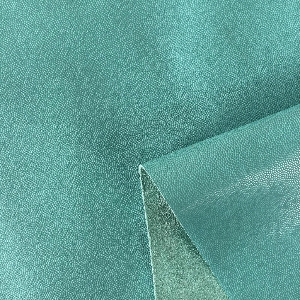   Veau Grainé mini Caviar Souple Brillant Vert turquoise