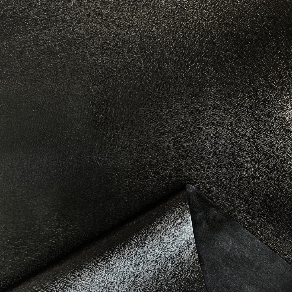 Black Mini Caviar Grained & Supple Calfskin