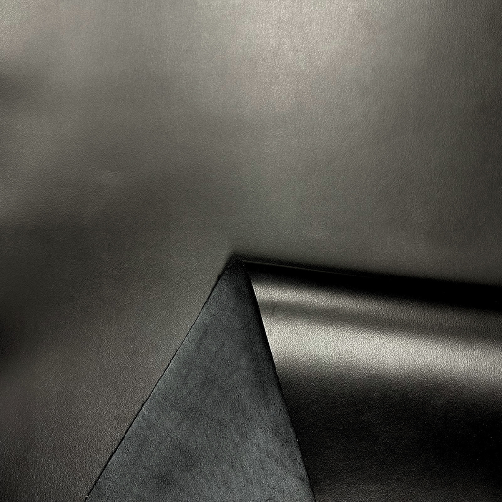 Vachette lisse souple noir
