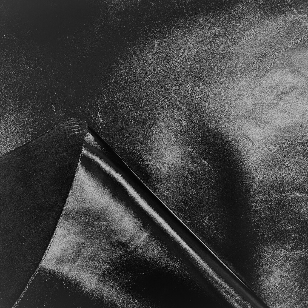 Black Smooth & Supple Patent Calfskin