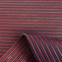 Two tone Burgundy Ribbed Braided Calfskin