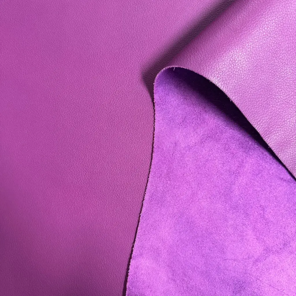 Veau grainé souple Violet