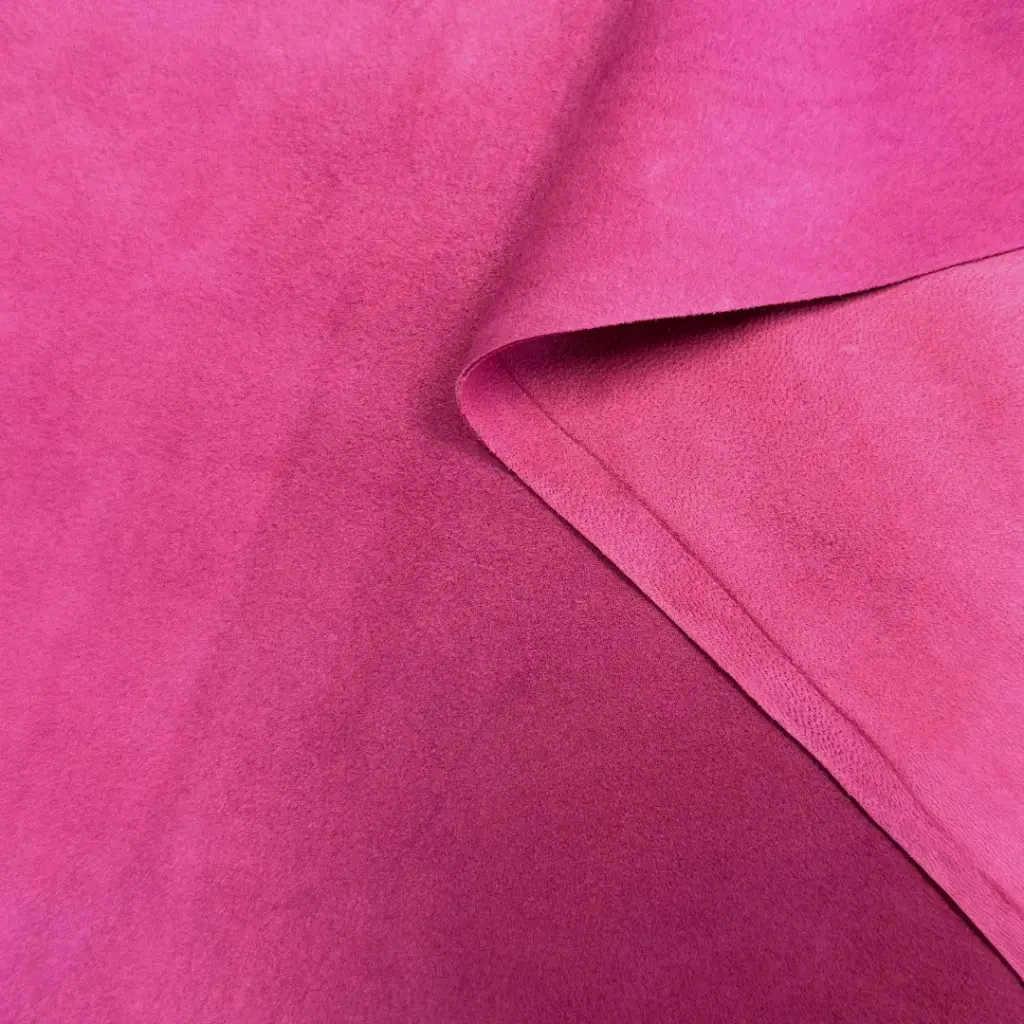Fuschia Smooth & Supple Suede Splitted Goatskin