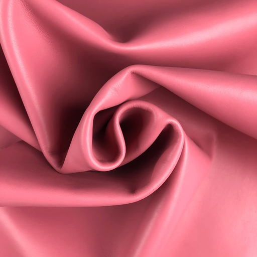 [FA-VA-LI-1R-00019] Cuir pleine fleur Vachette Lisse Souple Classique Rose Blush