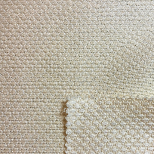 [TEX-LD-NA-CO-1B-00011] Nid d'abeille  de Coton/Viscose  Crème - Grande Largeur