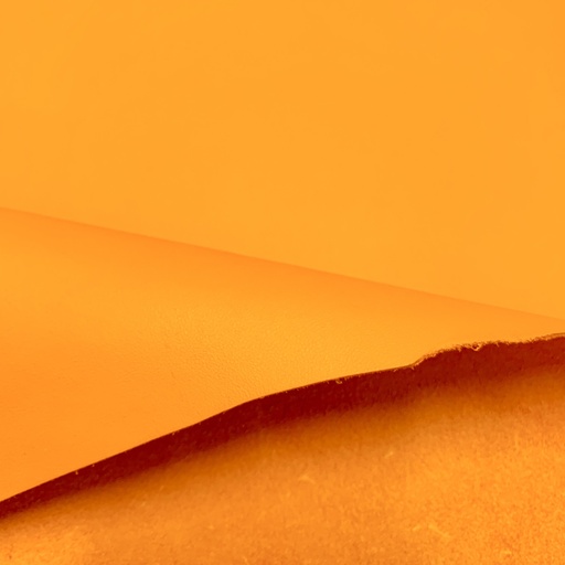 [FA-VA-LI-1O-00028] Vachette Lisse Souple Classique Orange clair