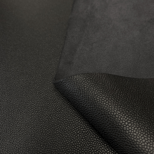 [IM-VE-GR-1N-00013] Black Matt & Grained Souple Calfskin
