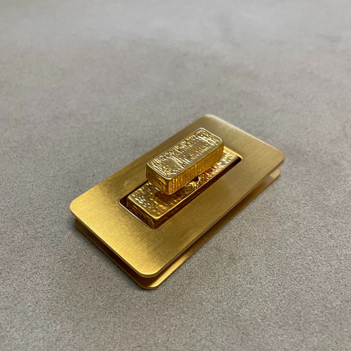 [MA-CL-PM-FTG3-00001] Lot de 3 Fermoirs à touniquet Gaufrés Or