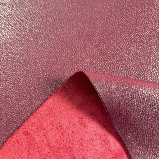 [CB-TA-GR-2R-00007] Dark Red Grained and Souple Bullhide