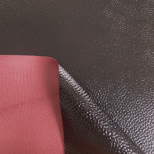 [NO-VE-GR-2B-00002] Veau Vernis Gros grain Ferme Bordeaux foncé