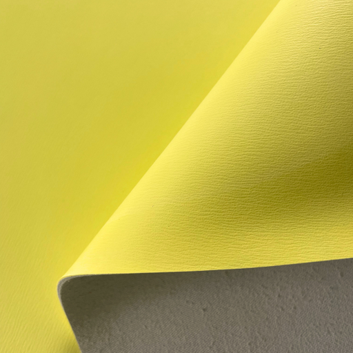 [M3-VA-GR-1J-00004] Lemon yellow liege grained & firm classic cowskin