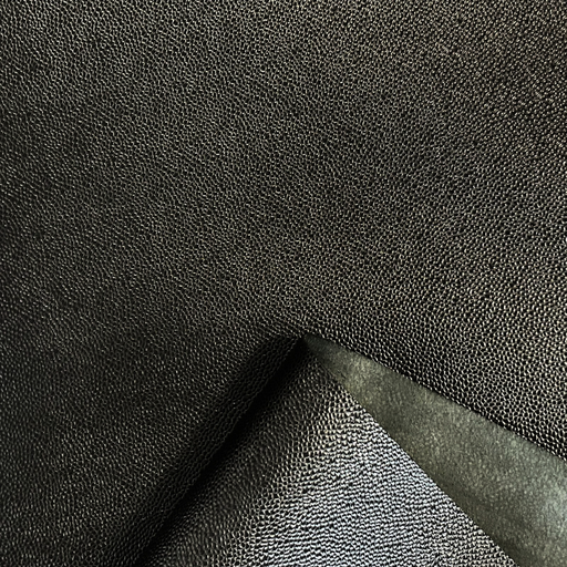 [HA-VE-GR-1N-00373]   Veau Grainé caviar Souple Brillant Noir