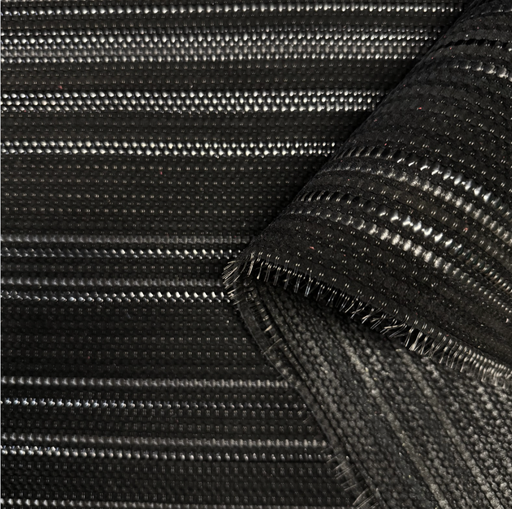 [TEX-NAC-TL-CU-1N-00008] Black Ribbed Braided Calfskin