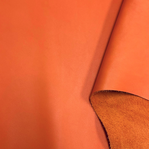 [RO-VE-GR-1O-00044] Veau Lisse Souple Classique Orange