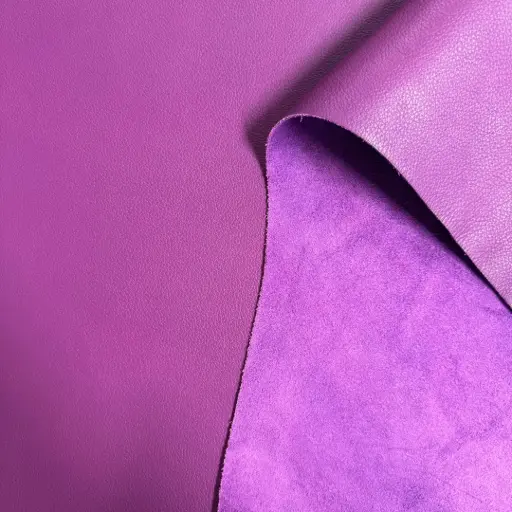 [RO-VE-GR-1V-00045] Purple Grained & Supple Calfskin