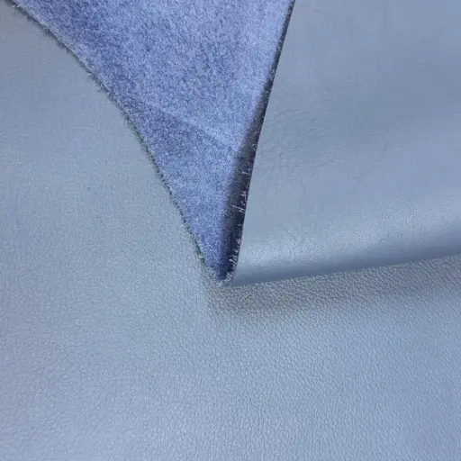 [HA-VE-GR-3B-00376] Blue Jean Grained & Supple Calfskin