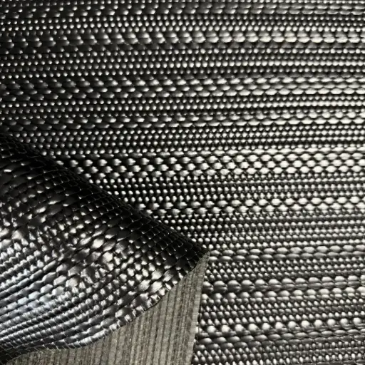 [TEX-NAC-TL-CU-1N-00009] Black Ribbed Braided Calfskin