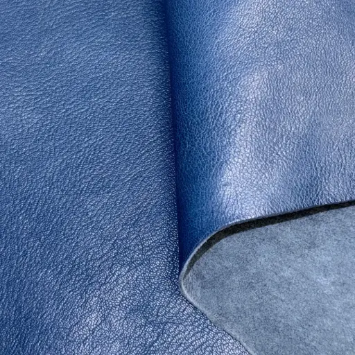 [AM-CH-GR-3B-00010] Royal Blue Grained & Supple Goatskin