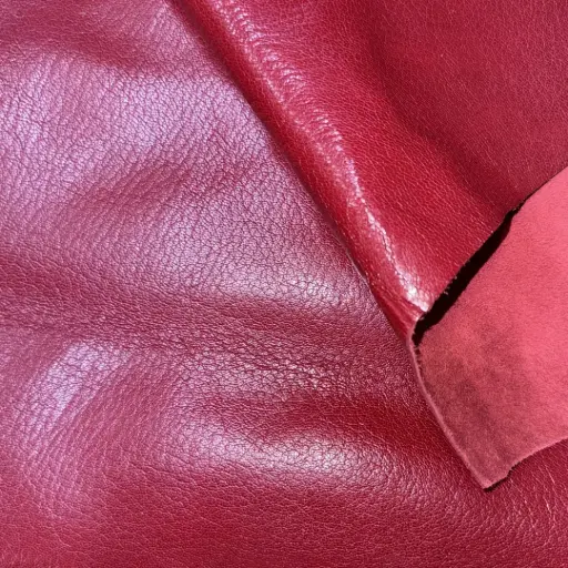 [BG-CH-GR-2R-00001] Chèvre Grainée Souple Brillante Rouge Cerise