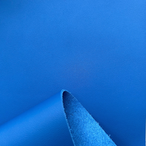 [CH-HM-VE-LI-3B-0003] Chute - veau lisse souple mat bleu océan