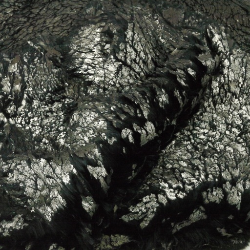 [OR-LA-PO-1N-0145] Fourrure Lapin A poils Souple Métallisé Noir / Ruthénium