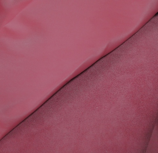 [HA-VE-LI-1R-00009] Veau Lisse Souple Classique Rose