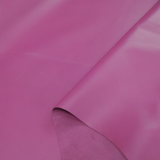 [RG-AG-LI-1R-00001] Cuir pleine fleur  Agneau Lisse Souple Plongé Rose fuchsia