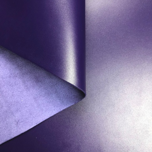 [NI-VA-LI-1V-00017] Vachette Lisse Ferme Classique Violet foncé