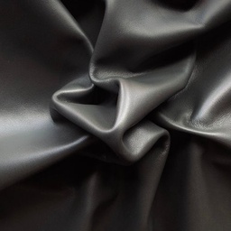 Cuir pleine fleur Vachette Lisse Souple Satiné Gris acier
